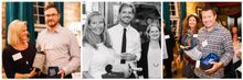 Left-to right: winners Jim Walker, Snow magazine (collecting on behalf of Daniel Wildey); Gabriella Le Breton, Financial Times; Luke Rees, AWE365