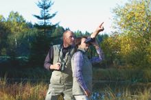 SWAROVSKI OPTIK binoculars used for wildlife watching