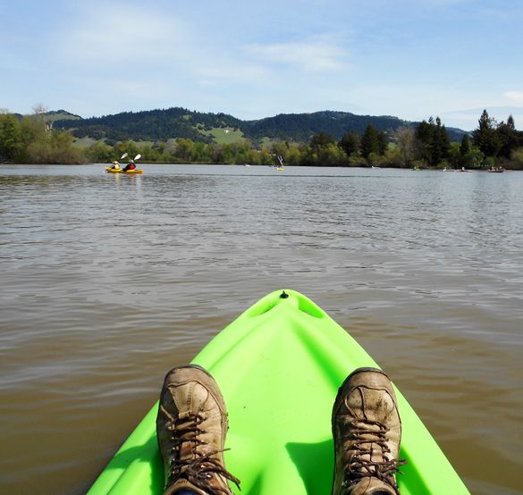 Sonoma County's Spring Lake Regional Park tempts kayakers, hikers, and cyclists to get out and enjoy the amazing scenery.