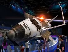 Only at Space Shuttle Atlantis can guests get a 360-degree view of Atlantis, as only the astronauts have seen it before, seeming