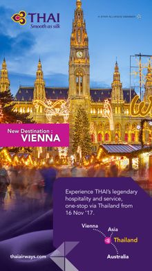 New destination Vienna from 16 Nov 17