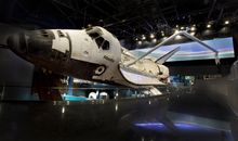 ON A NEW MISSION - Space Shuttle AtlantisSM brings visitors nose-to-nose with the priceless Atlantis spacecraft as only astronau