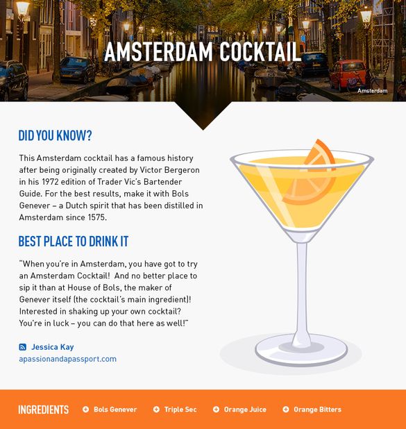 Amsterdam Cocktail - Amsterdam City Break - Netherlands