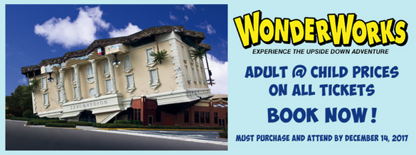 WonderWorks and Outta Control Magic Comedy Dinner Show 