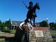 Bass Reeves Statue in Fort Smith
