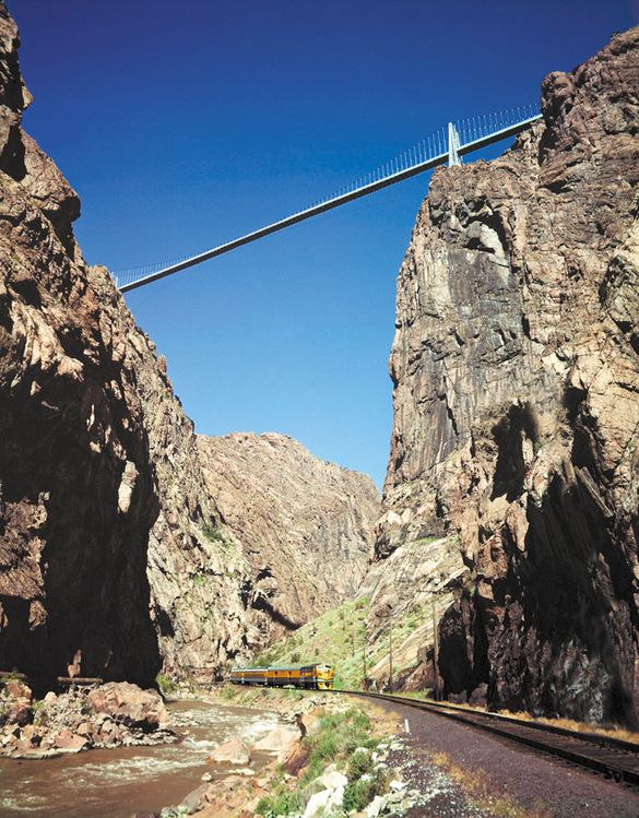 The Royal Gorge Birdge is the Highest in North America
