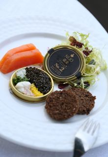 Foreman & Son Balik King Salmon with NUO Superior Oscietra Caviar