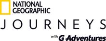 A refreshed logo for National Geographic Journeys with G Adventures for the 2017-2018 season