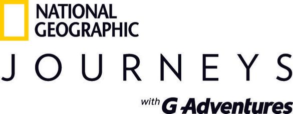 A refreshed logo for National Geographic Journeys with G Adventures for the 2017-2018 season