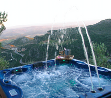 Each suite has its own private hot tub or plunge plunge