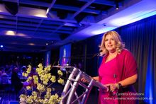 Helen Logas, Luxperience Founder, welcoming guest to Luxperience Gala Dinner
