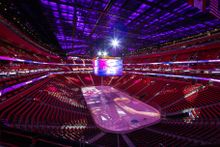 The brand new Little Caesars Arena, home to the Detroit Red Wings and Detroit Pistons.