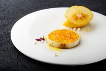 CITRUS PAVLOVA   MAPLE CUSTARD, PERSIMMON SORBET - h (2)