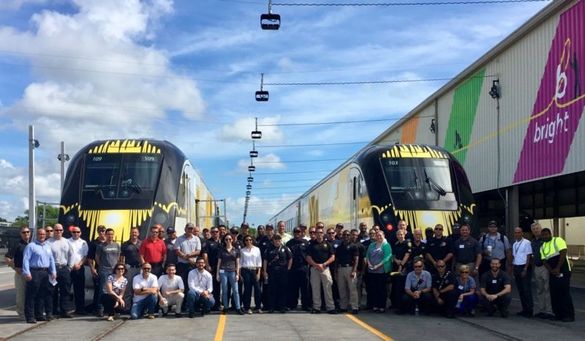 Brightline hosted more than 35 first responders from Broward and Palm Beach counties and cities at Workshop b on Saturday, June 24.