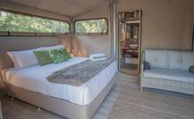 Pinky's Eco Retreat tent internal style