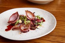 Wagyu rump cap MBS 9+ balsamic onions & almond