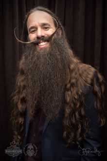 The Fellowship of the Beard NZ President, and regular competitor, Ygnacio Cervio 