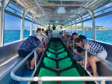 Big Cat Green Island new glass bottom boat