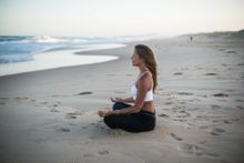 Sunshine Coast local and SUP yoga instructor Kat Harding