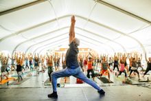 Yoga class at Wanderlust Sunshine Coast
