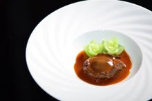 Braised South African abalone in oyster sauce