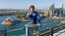 'Wallabies' rugby union star Nick Cummins (aka 'The Honey Badger') reporting on the latest Australian travel news for Aussie News Today.
