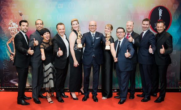 From left to right: Ianic Menard, Vice President Sales, Marketing & Distribution AccorHotels Upper Southeast & Northeast Asia, Youssef Elkhomri, Senior Vice President – Hotel Operations The Erawan Group, Nathalie Leung Shing, Director of Communications Ac