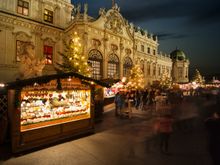 Christmas Village at Belvedere Palace