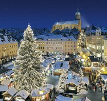 Christmas market in Annaberg, Ore Mountains