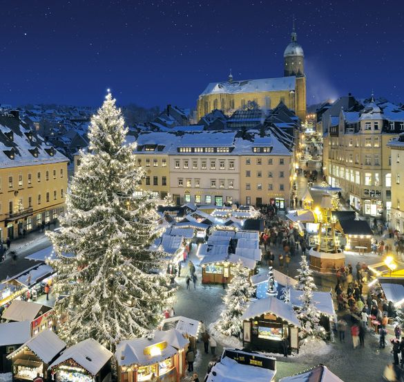 Christmas market in Annaberg, Ore Mountains