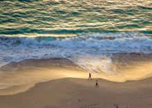 Beach run, Margaret River, taken from a Scenic Helicopters flight