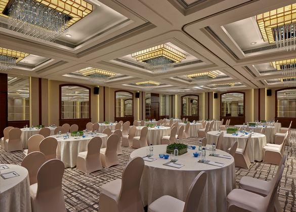 Grand Ballroom with Half Moon Setup