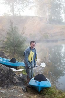 Introducing Mother Nature's Tri: Adventure guide Ian Harling of Ride on Mary... Kayak & Bike Bush Adventures. Imbil, Mary Valley