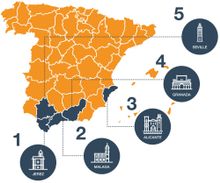 Top 5 cheapest cities in Spain for a city break