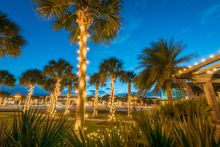 St. Augusitne, Florida glows with more than 3 million white lights during the annual Nights of Lights celebration, mid-November through January every year. 