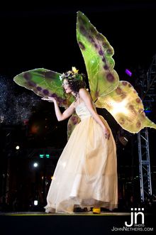 Couture costume by local designer at HighBall Halloween