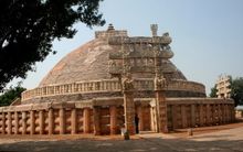 Take a photo of you at The Great Stupa of Sanchi at WTM then share your #mymadhyapradeshmoment 