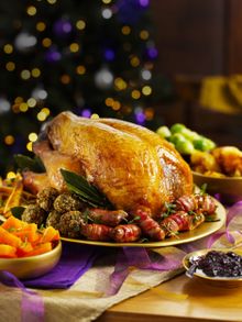 Thanksgiving roast turkey 感恩节盛宴
