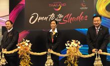 H.E. Mrs. Kobkarn Wattanavrangkul, Minister of Tourism and Sports, Mr. Kalin Sarasin, Chairman of the Board of TAT, and Mr. Yuthasak Supasorn, TAT Governor, jointly opened the Thai pavilion at WTM London 2017