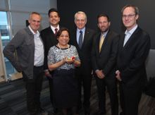 Photo - Pictured left to right: Laurent Richardier. CEO & Founder of Detour Viajes Ricardo Carioni, Head of Country Promotion Her Excellency Guisell Morales-Echaverry, The Ambassador of Nicaragua Immanuel Zerger Solentiname Tours CEO & Founder and Preside