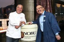 Chef Nobu Matsuhisa with Mr Fumio Hazu
