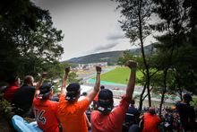 Fans at the Belgian Grand Prix 2017