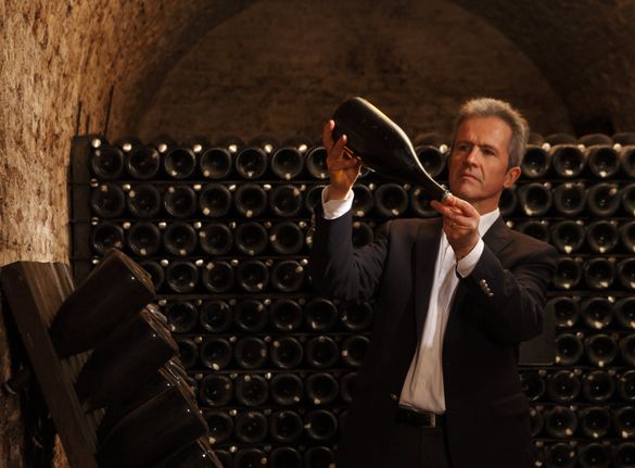 Herve Dantan in Lanson Caves