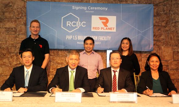 Red Planet and RCBC - signing ceremony