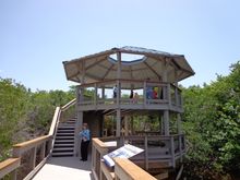 J. N. “Ding” Darling National Wildlife Refuge on Sanibel Island held a ribbon-cutting for its new Wildlife Education Boardwalk t