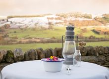 A bowl of porridge at Ballintaggart Farm, Perthshire, which is featured on the Porridge Grand Tour of Scotland by VisitScotland