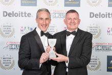 Keith Motson, Coast & Country Cottages General Manager, and Jon Doyle, Coast & Country Cottages Operations Director, at the 2017 British Travel Awards