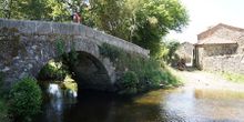 Pilgrim on the Camino Frances in Galicia