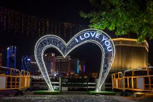 View towards Cotai from Taipa Houses - Macao Light Festival 2017