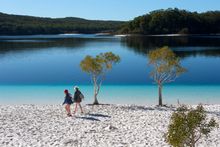 Lake McKenzie on K'gari.